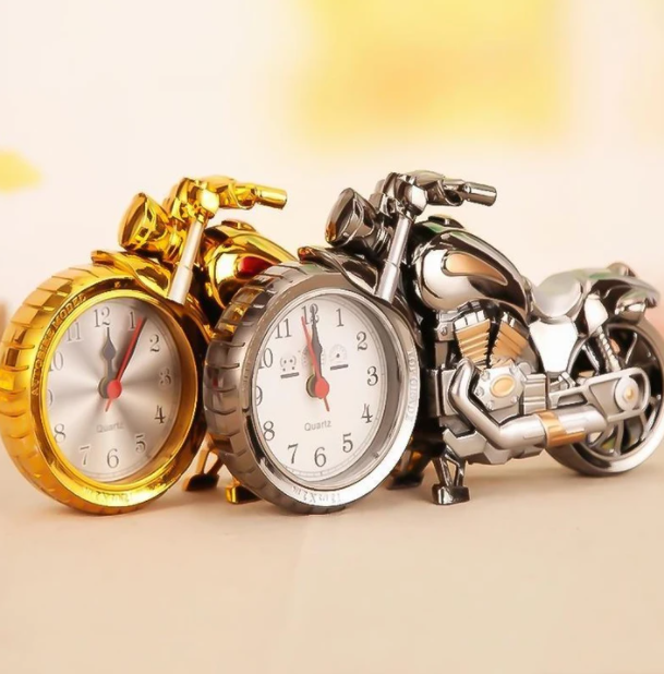 Retro Motorfiets Wekker - MotoTime