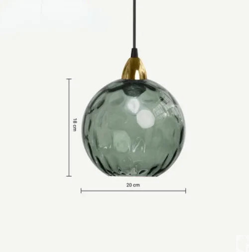 Szklana kula lampa wisząca - LumiSphere