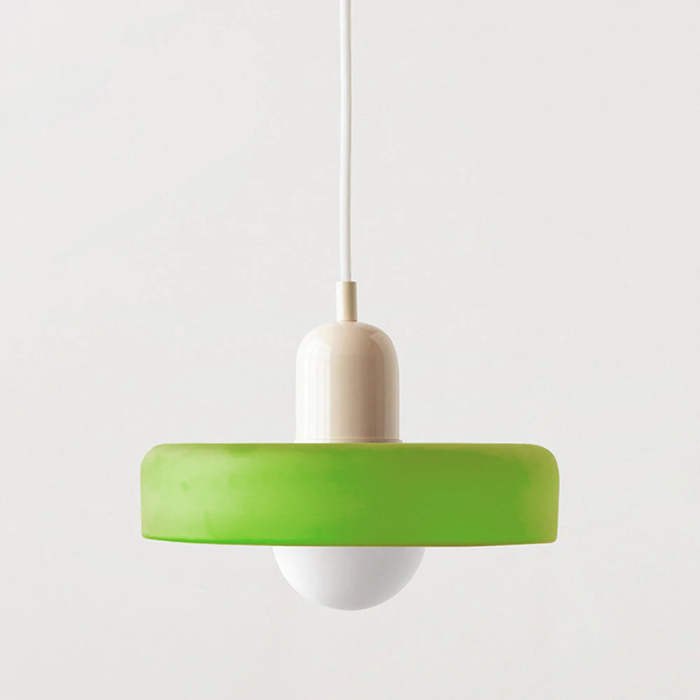 Lampa wisząca z kolorowego szkła - BauLume
