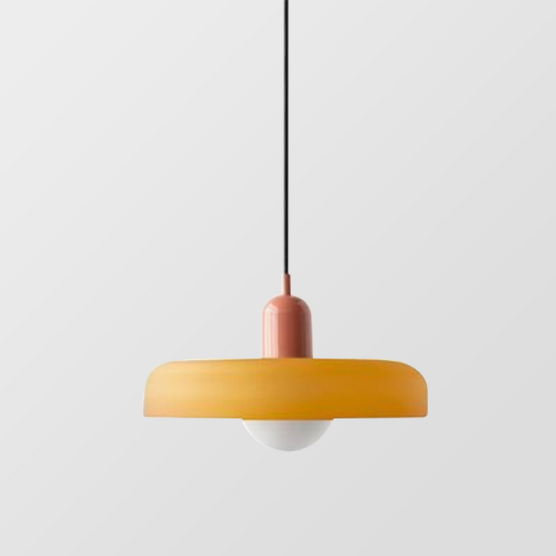 Lampa wisząca z kolorowego szkła - BauLume