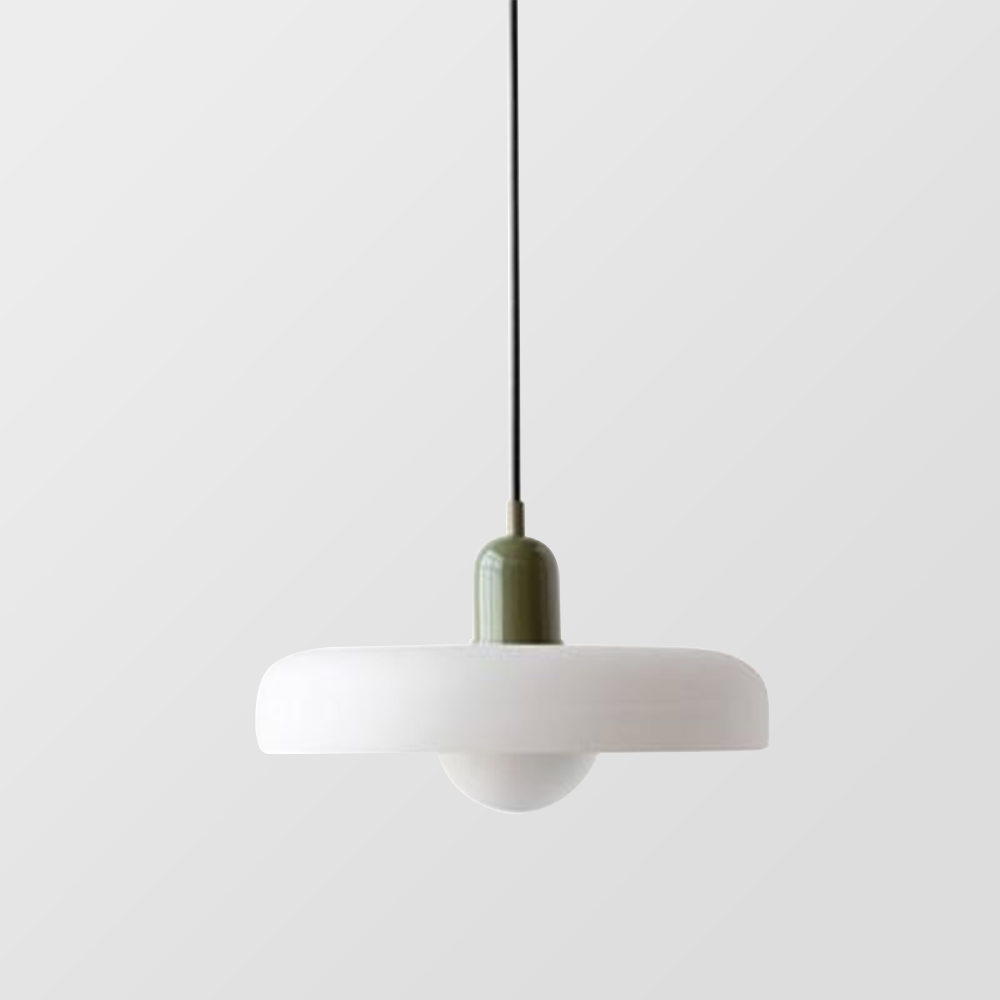 Lampa wisząca z kolorowego szkła - BauLume