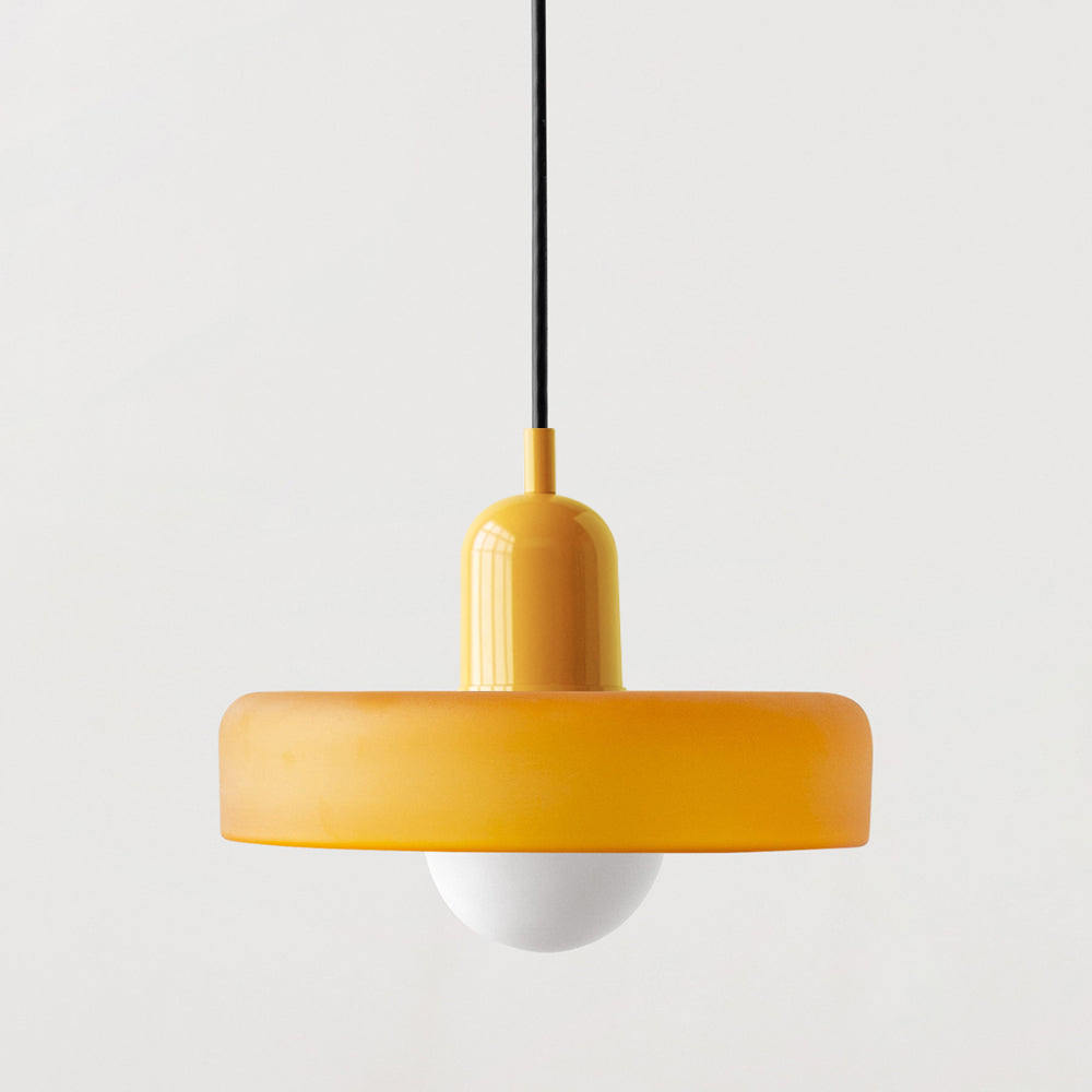 Lampa wisząca z kolorowego szkła - BauLume