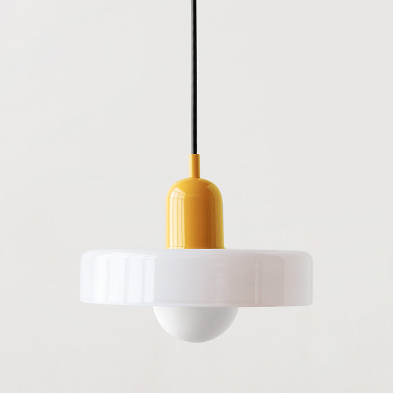 Lampa wisząca z kolorowego szkła - BauLume