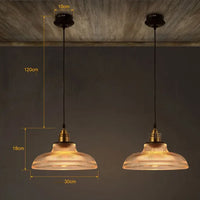 Szklana lampa wisząca - CrystalLoom