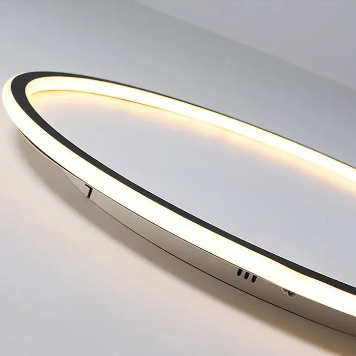 Skandynawska Okrągła Lampa Sufitowa - AuroraSphere