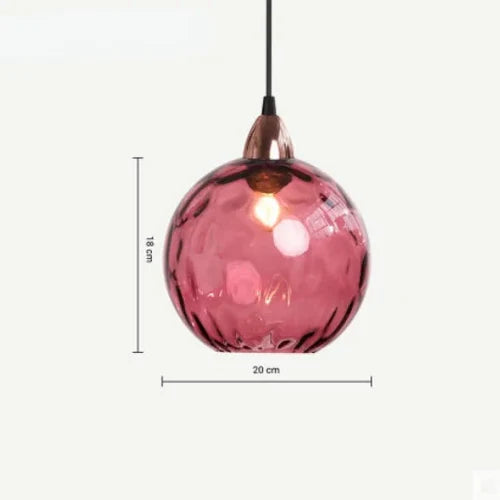 Szklana kula lampa wisząca - LumiSphere