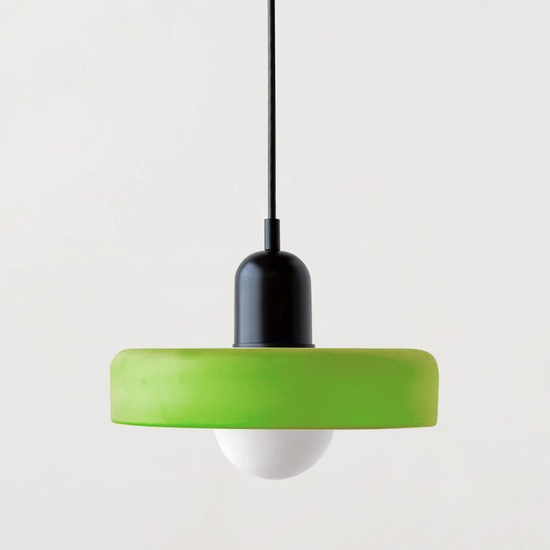 Lampa wisząca z kolorowego szkła - BauLume