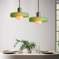 Lampa wisząca z kolorowego szkła - BauLume