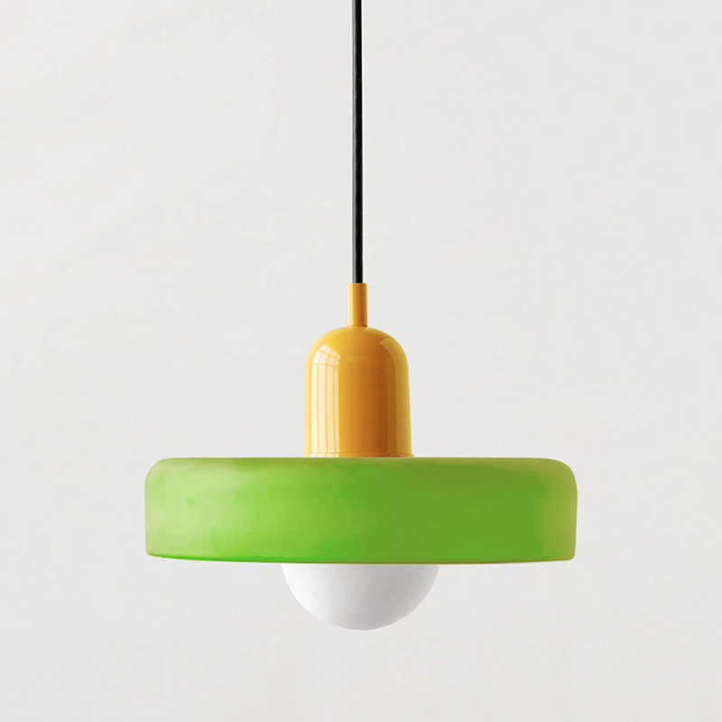 Lampa wisząca z kolorowego szkła - BauLume