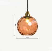 Szklana kula lampa wisząca - LumiSphere