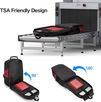 Waterdichte Anti-Diefstal Laptop- & Reisrugzak met USB-poort – 17,3"