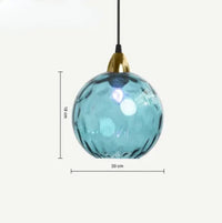 Szklana kula lampa wisząca - LumiSphere