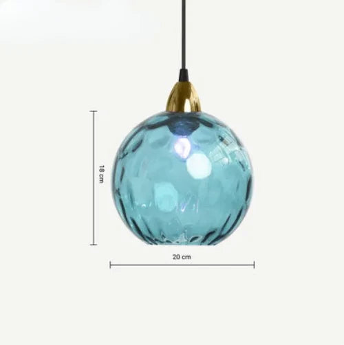 Szklana kula lampa wisząca - LumiSphere