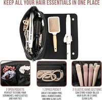 2-in-1 Haartools Reistas & Hittebestendige Mat