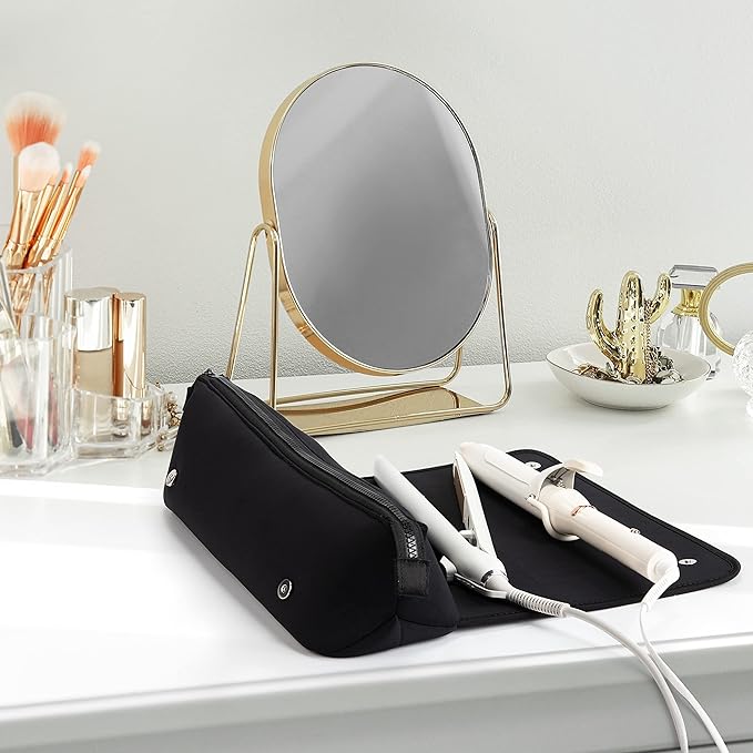 2-in-1 Haartools Reistas & Hittebestendige Mat