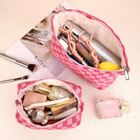 Must-Have Geruite Make-up Tas Set