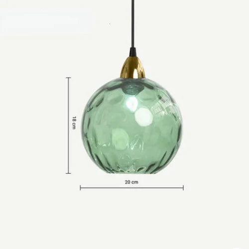 Szklana kula lampa wisząca - LumiSphere