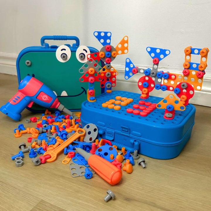 Draagbare Bouwkoffer voor Kinderen - BuildiBox