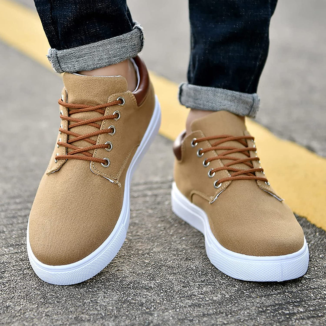 Sammy Jackson™ David Sneakers | Tough men's sneakers with white sole