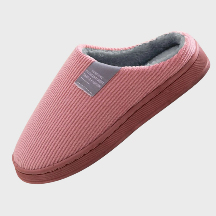 Sally - Warm Ribbed Lined Slippers