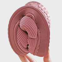 Sally - Warm Ribbed Lined Slippers