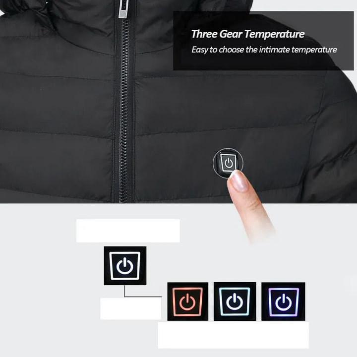 Sammy Jackson™ Smart Heating Jacket | USB Thermostat Jacket