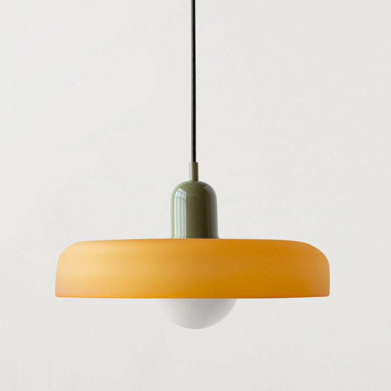 Lampa wisząca z kolorowego szkła - BauLume