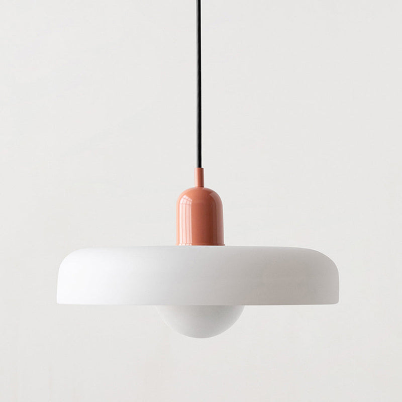 Lampa wisząca z kolorowego szkła - BauLume