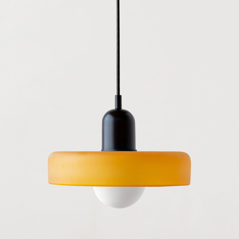 Lampa wisząca z kolorowego szkła - BauLume