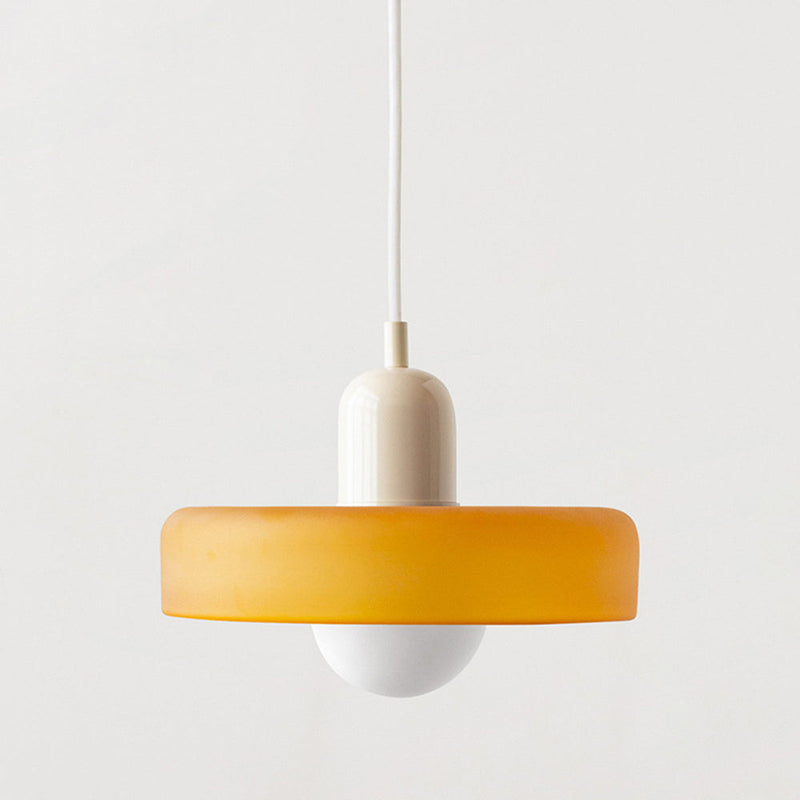 Lampa wisząca z kolorowego szkła - BauLume