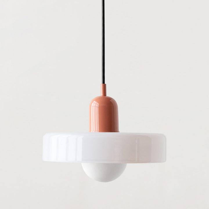 Lampa wisząca z kolorowego szkła - BauLume
