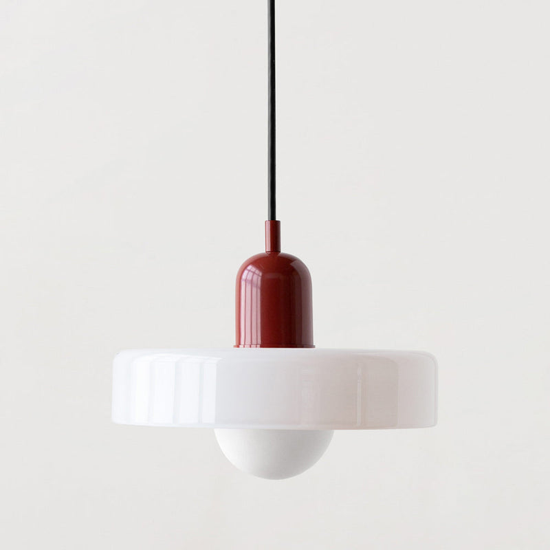 Lampa wisząca z kolorowego szkła - BauLume