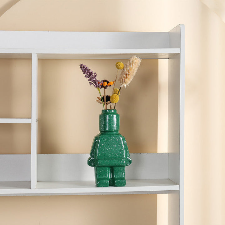 Robot Ceramic Flower Pots - BrickBotanica