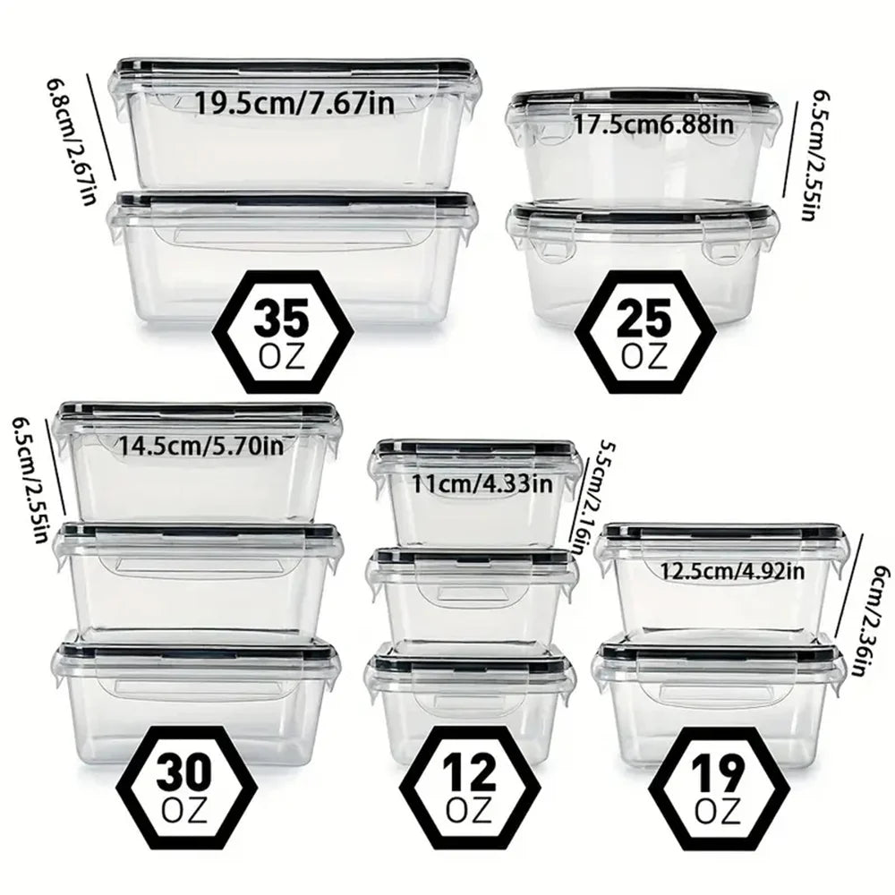 12-delige Voedselcontainer Set - FoodSaver