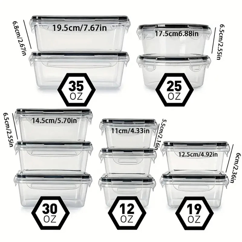 12-delige Voedselcontainer Set - FoodSaver