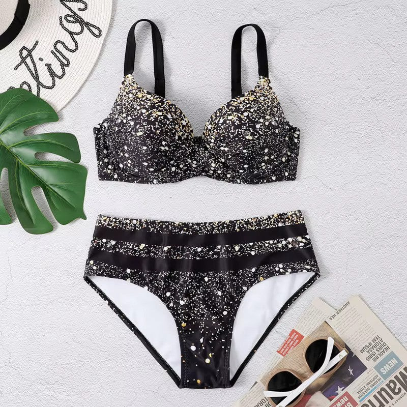 Trendy Bikini Set with High Waist – Selina