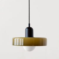 Lampa wisząca z kolorowego szkła - BauLume