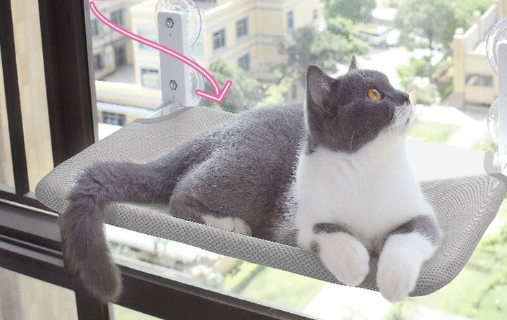 Zamontowany na ścianie hamak dla zwierząt domowych - SkyNap