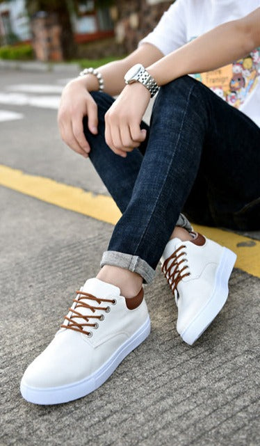 Sammy Jackson™ David Sneakers | Tough men's sneakers with white sole