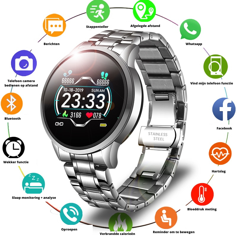 Sammy Jackson Classic Smartwatch™ | Classic Looks with Contemporary Technology