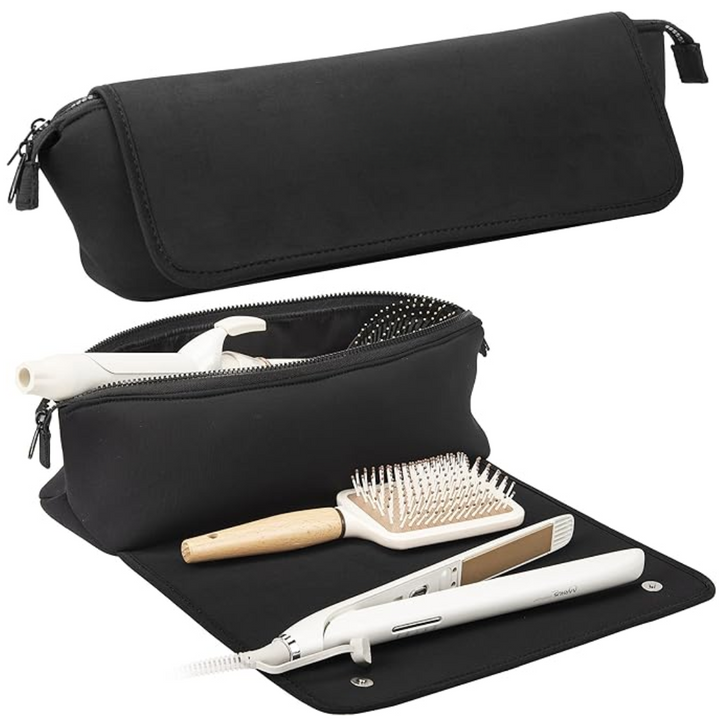 2-in-1 Haartools Reistas & Hittebestendige Mat