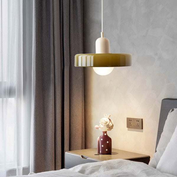 Lampa wisząca z kolorowego szkła - BauLume