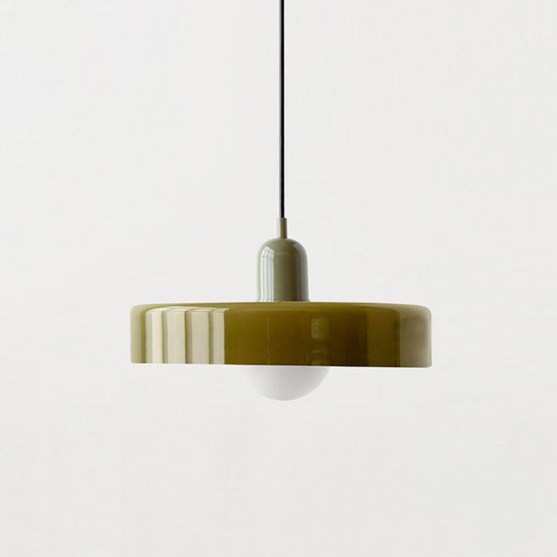 Lampa wisząca z kolorowego szkła - BauLume