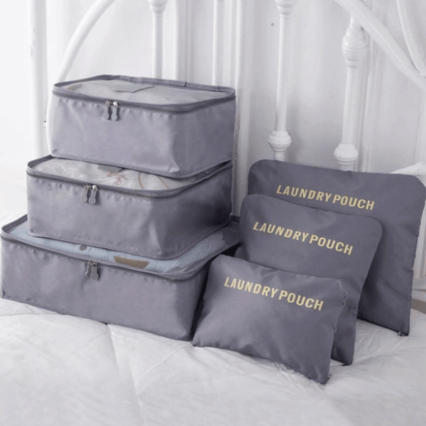 Bagage Inpakorganizer Set (2 Stuks) – Ruimtebesparende Reisopslagzakken