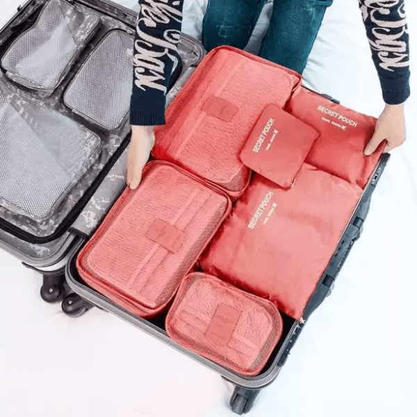 Bagage Inpakorganizer Set (2 Stuks) – Ruimtebesparende Reisopslagzakken