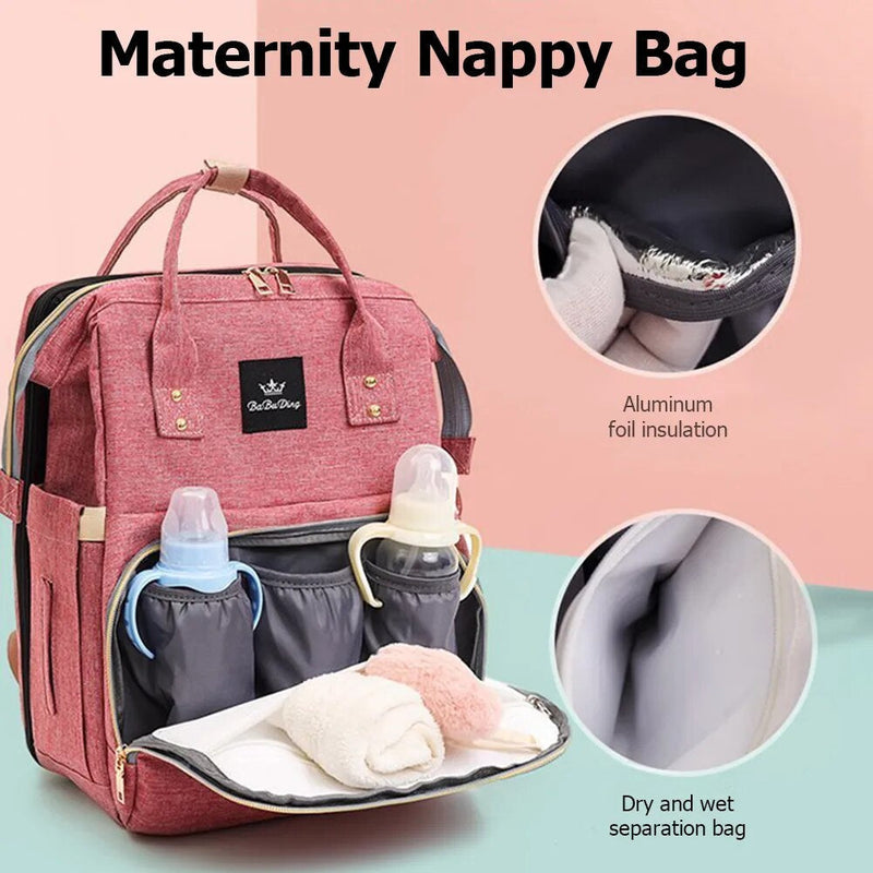 Multifunctionele Luiertas met Verschoonbed – CarryNest