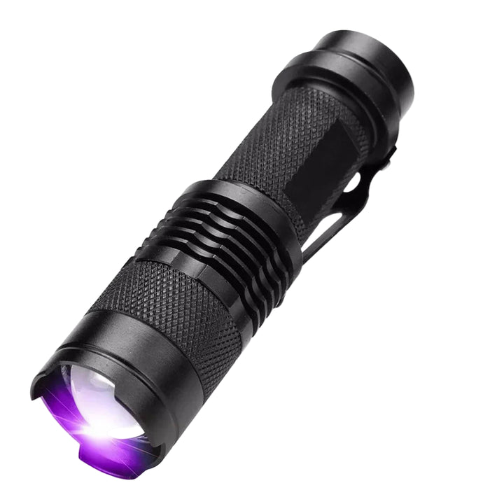 LED UV FLASHLIGHT - ULTRAVIOLET INSPECTION LAMP FOR PET URINE STAINS AND STAIN DETECTION