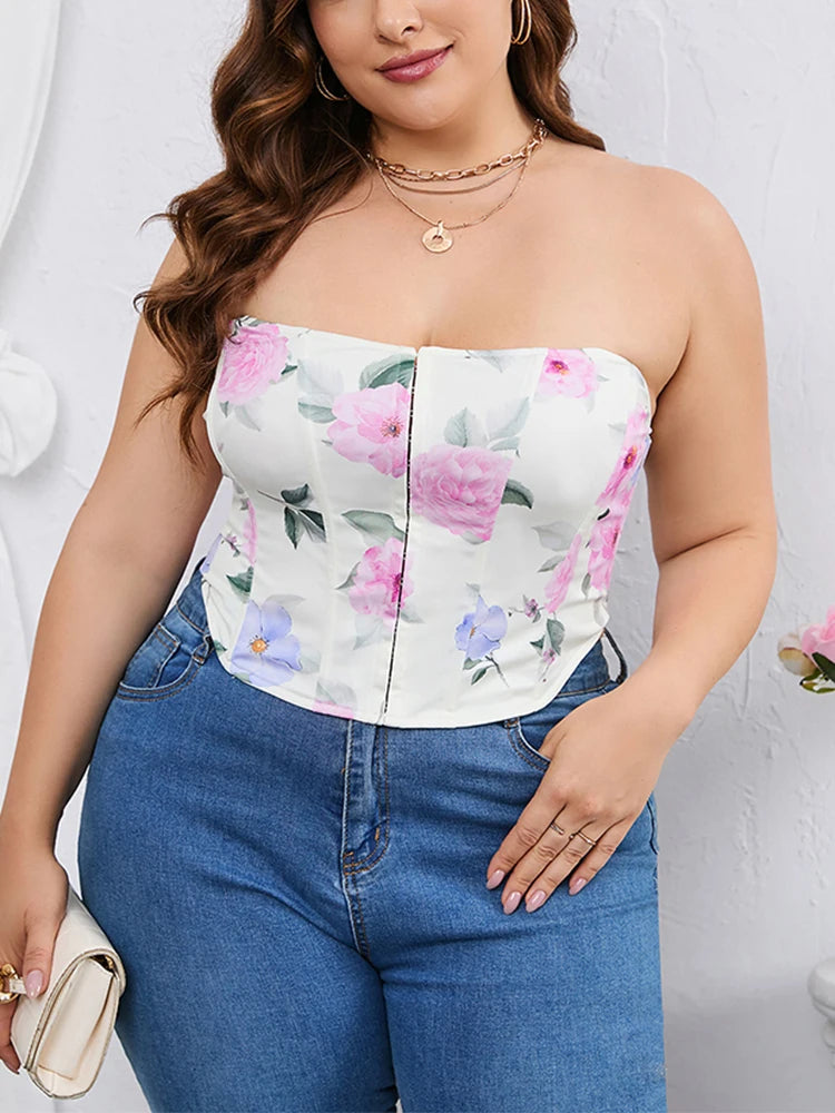 Sammy Jackson™ Betty Plus Size Top | Strapless & Trendy