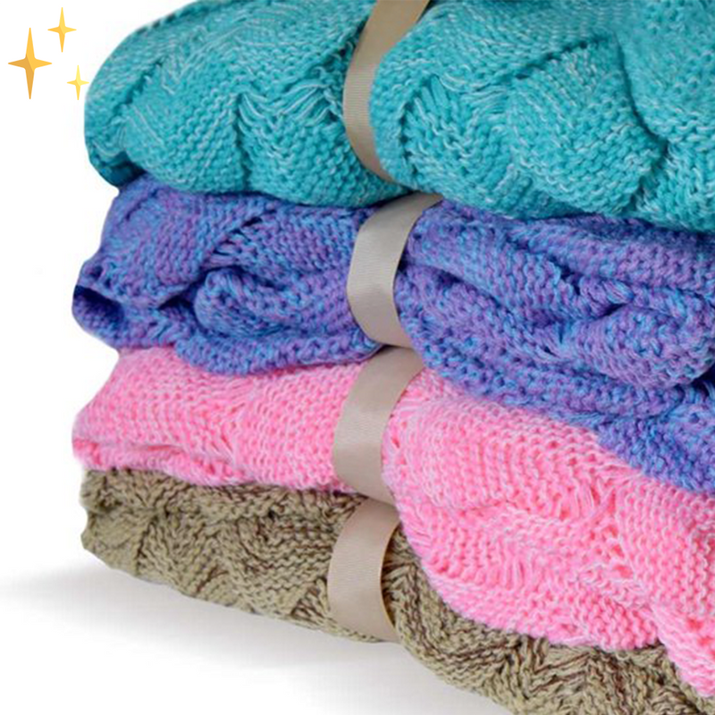 Warme Gebreide Zeemeerminnen Staart - MermaidDreams