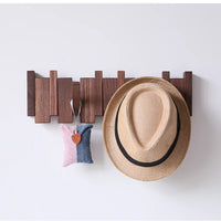 HarmonyCoat™ Wooden Piano Coat Rack – Stylish Wall Decor & Practical Storage
